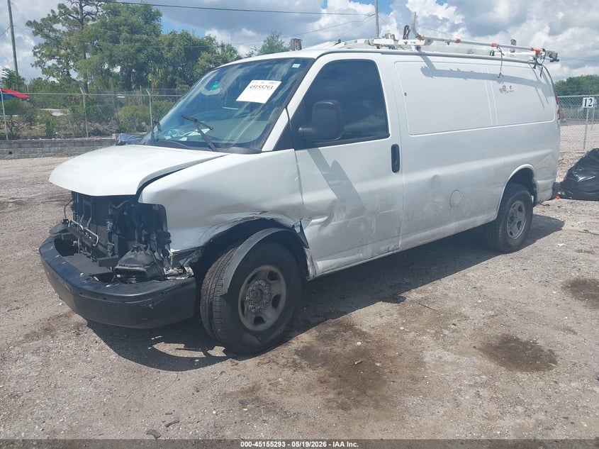 Vin: 1gcwgaff9g1181403, lot: 45652957, chevrolet express 2500 work van 20162