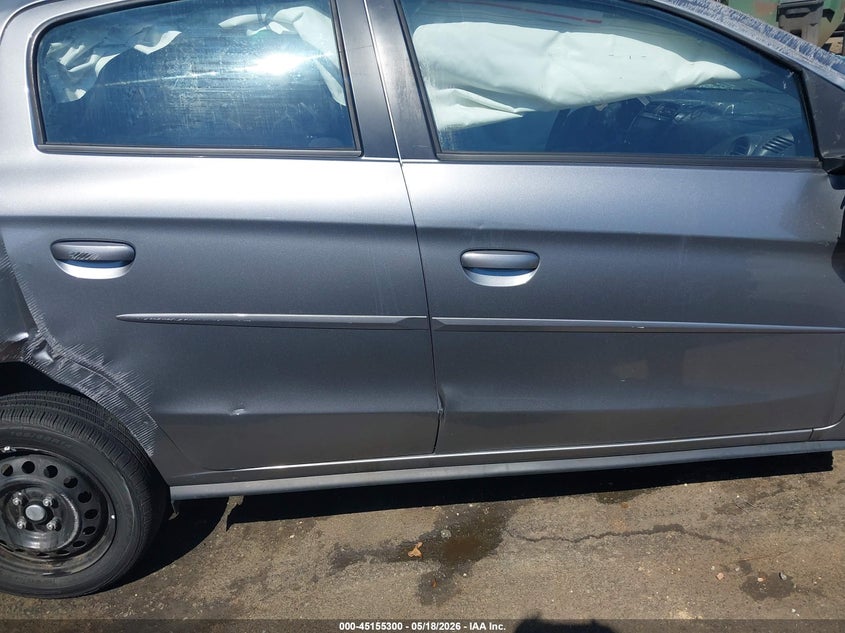 2022 Mitsubishi Mirage Es/Le VIN: ML32AUHJ1NH009098 Lot: 45155300