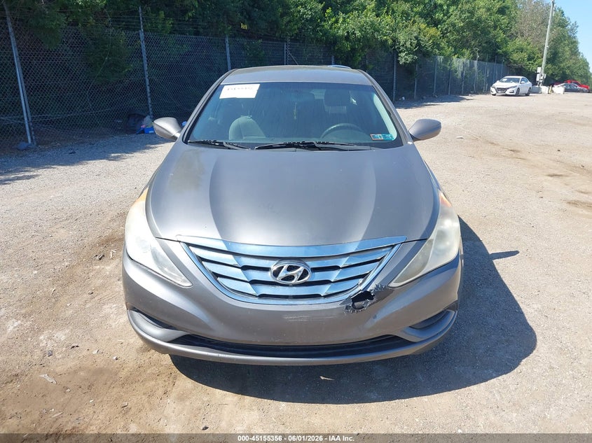 2012 Hyundai Sonata 2.4 Gls grey Lot 111045155356 Vin 5NPEB4AC2CH482963