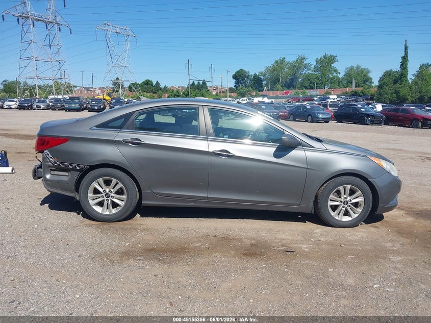 2012 Hyundai Sonata 2.4 Gls grey Lot 111045155356 Vin 5NPEB4AC2CH482963