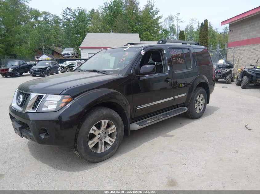 Vin: 5n1ar1nb0bc624131, lot: 45653024, nissan pathfinder silver 20112
