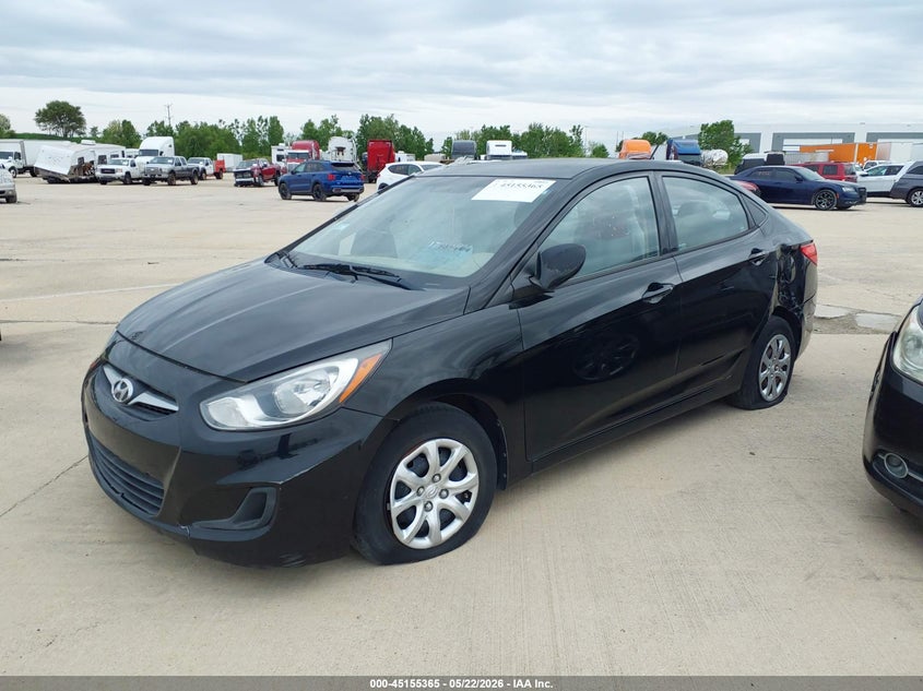 2013 HYUNDAI ACCENT SEDAN 1.6L I-4 DI, DOHC, VVT, 138HP