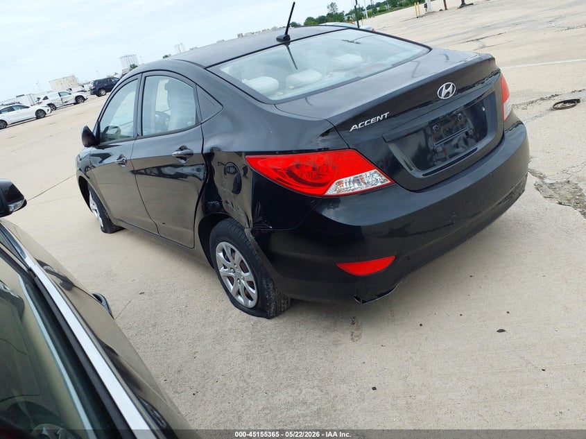 2013 HYUNDAI ACCENT SEDAN 1.6L I-4 DI, DOHC, VVT, 138HP