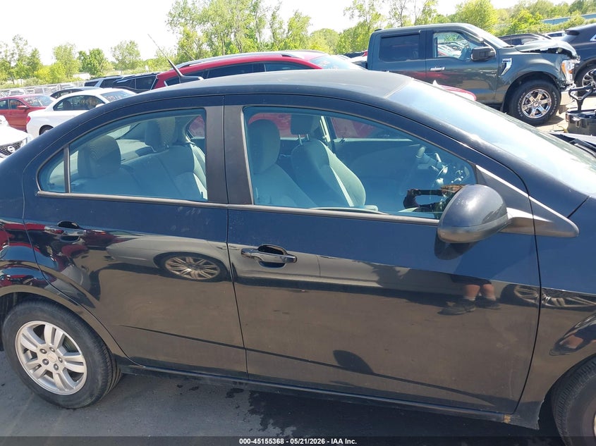 2012 Chevrolet SONIC 1.8 2ls Black Lot 111045155368 Vin 1G1JA5SH1C4146804