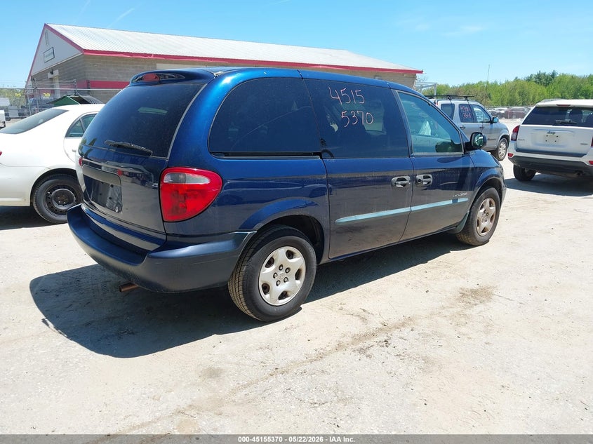 2001 DODGE CARAVAN VAN 3.3L V-6 180HP