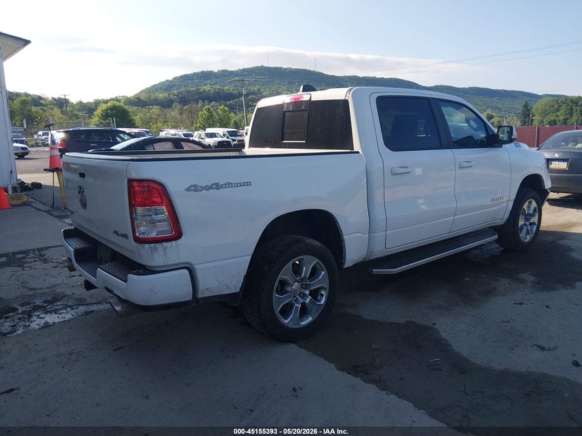 Vin: 1c6srffm4ln227816, lot: 45653057, ram 1500 big horn  4x4 5'7 box 20204