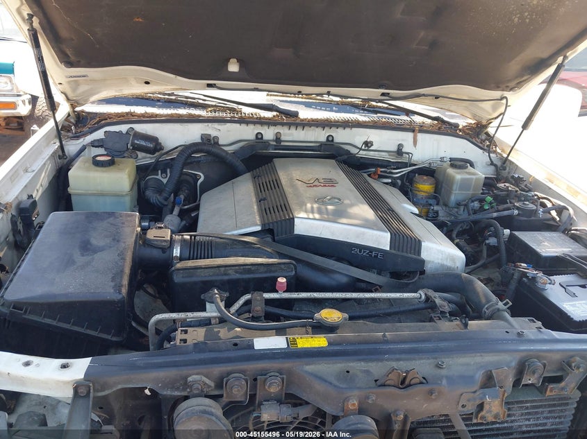 2002 Lexus Lx 470 VIN: JTJHT00W423519548 Lot: 45155496