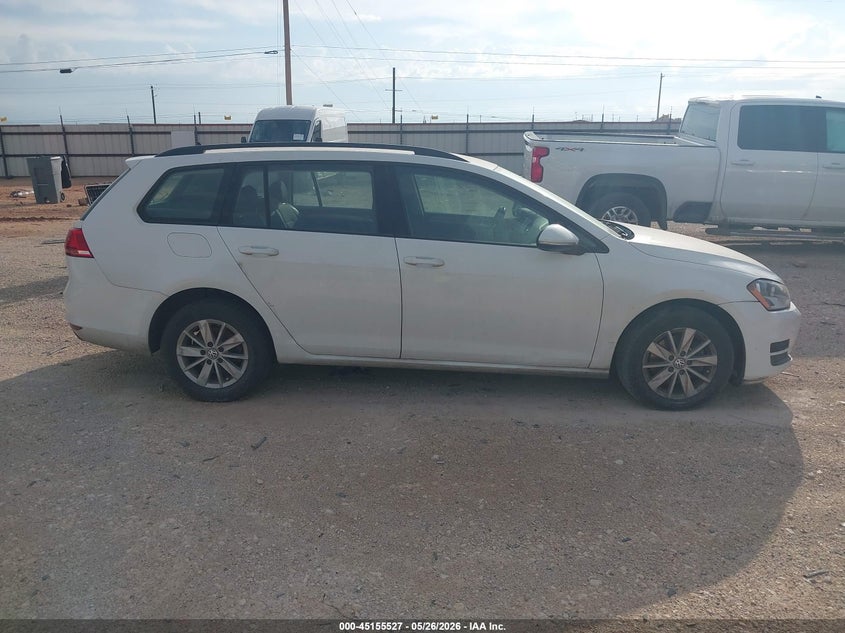 2016 Volkswagen Golf Sportwagen Tsi S 4-Door VIN: 3VWC17AU0GM501902 Lot: 45155527