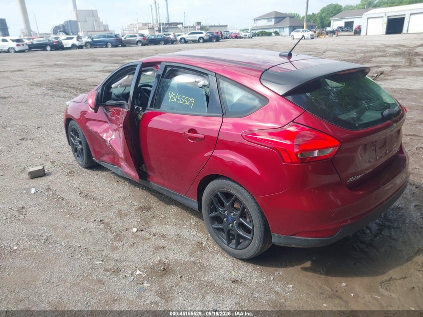 Vin: 1fadp3k28gl242398, lot: 45653193, ford focus se 20163