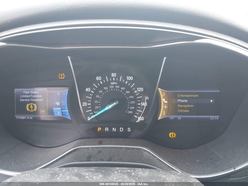 FORD FUSION 2013 VIN 3FA6P0K91DR201659