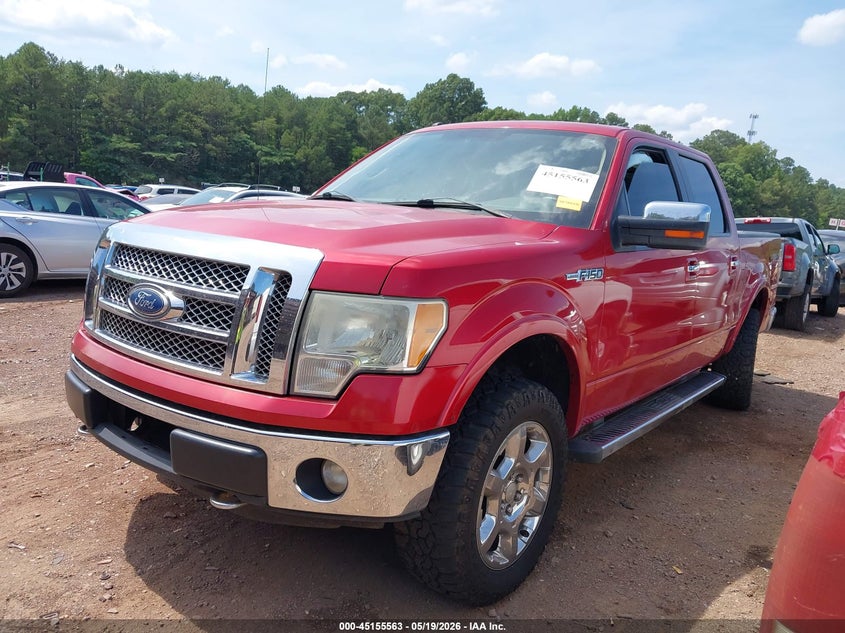 Vin: 1ftfw1ef2bfa77805, lot: 45653227, ford f-150 lariat 20112