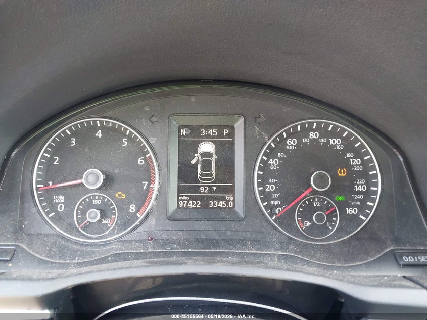 2012 Volkswagen Eos Lux VIN: WVWFW7AH1CV005155 Lot: 45155564