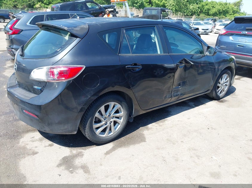 Vin: jm1bl1m8xc1682437, lot: 45653327, mazda mazda3 i grand touring 20124
