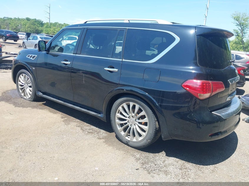 Vin: jn8az2ne0f9085845, lot: 45653471, infiniti qx80 20153