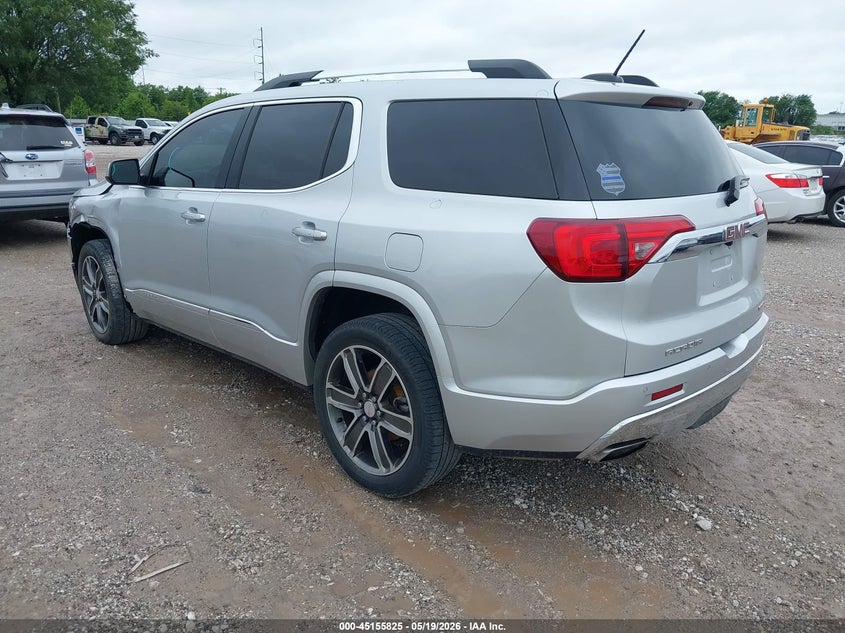 Vin: 1gkknxls4jz103567, lot: 45653489, gmc acadia denali 20183