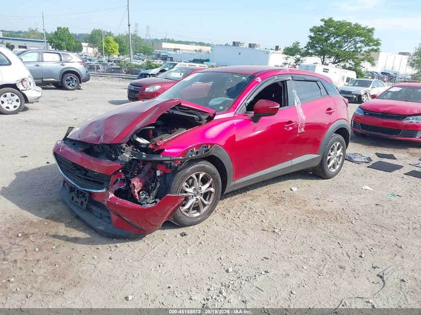 Vin: jm1dkdb73k1460067, lot: 45653496, mazda cx-3 sport 20192