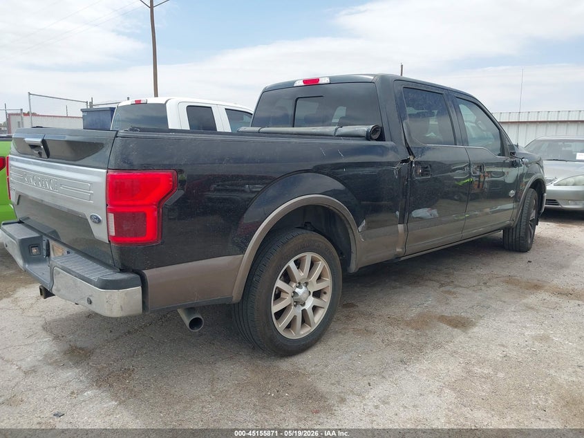 Vin: 1ftew1c51kfa61522, lot: 45653535, ford f-150 king ranch 20194