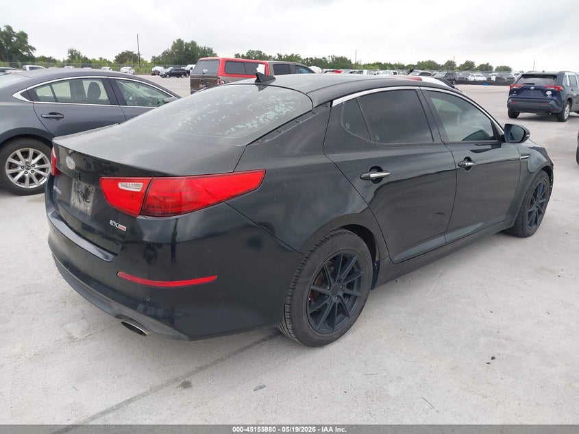 Vin: 5xxgn4a75eg326823, lot: 45653544, kia optima ex 20144