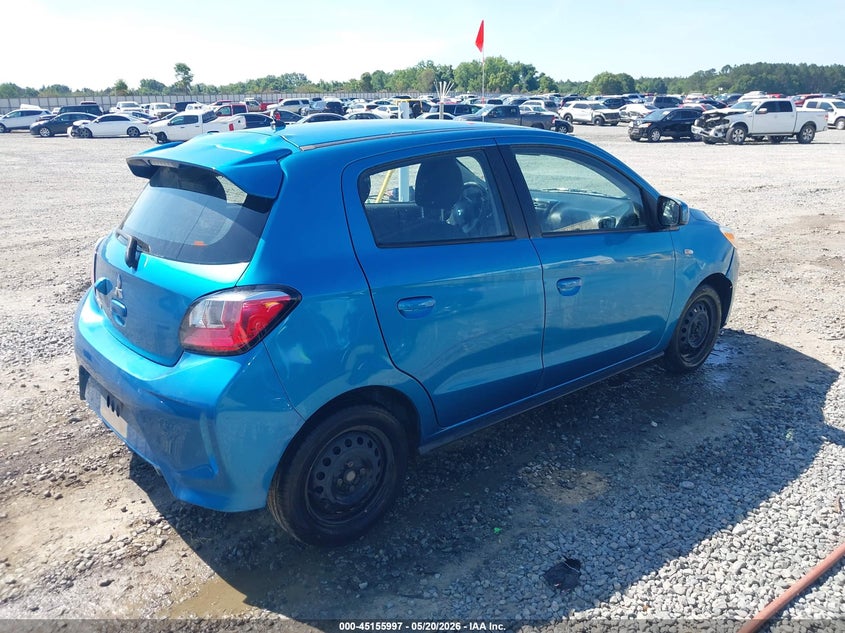 Vin: ml32auhjxph003349, lot: 45653661, mitsubishi mirage es/le 20234
