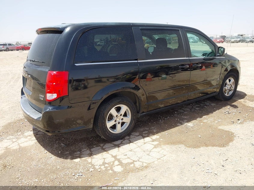 Vin: 2c4rdgdg4cr172845, lot: 45653680, dodge grand caravan crew 20124