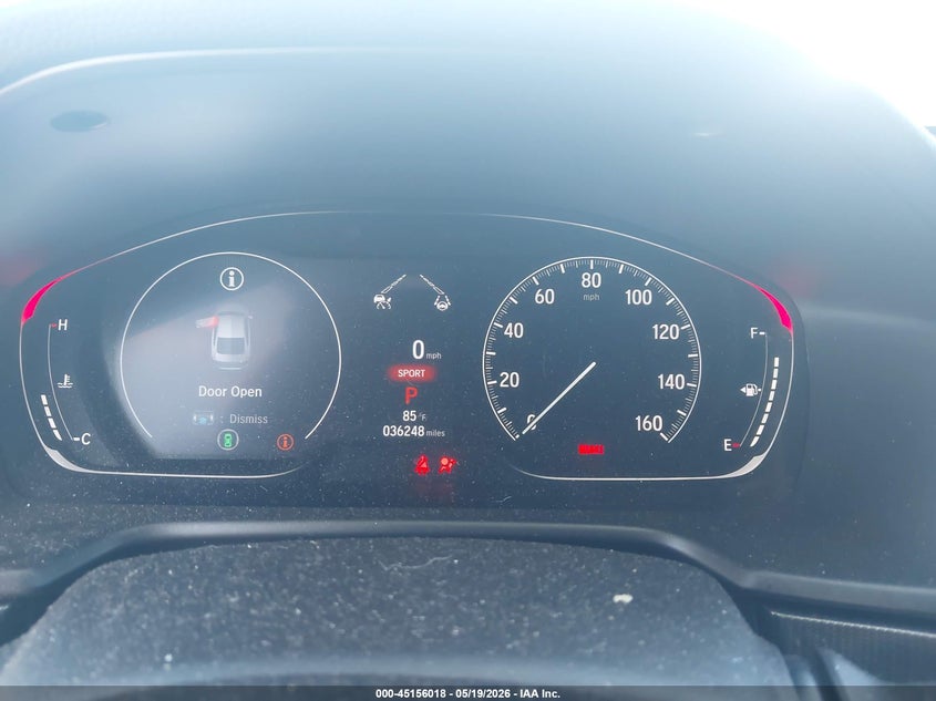 VIN 1HGCV1F35NA088326 2022 HONDA ACCORD SPORT