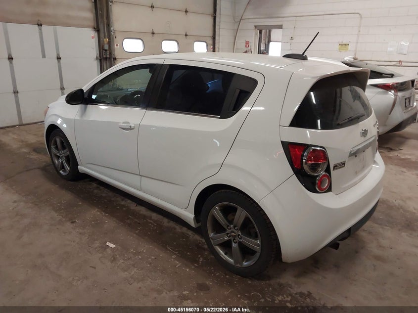 Vin: 1g1jg6sb7f4147234, lot: 45653734, chevrolet sonic rs auto 20153