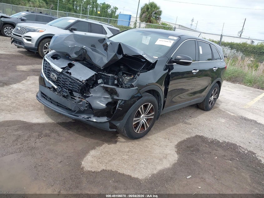 Vin: 5xypg4a39lg674298, lot: 45653742, kia sorento 2.4l lx 20202