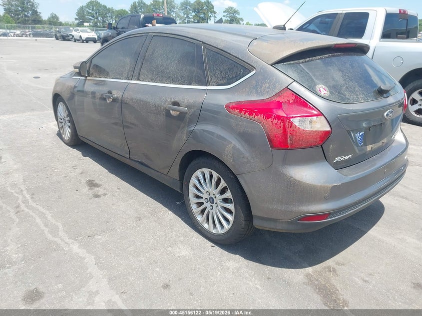 Vin: 1fahp3n22cl407692, lot: 45653786, ford focus titanium 20123