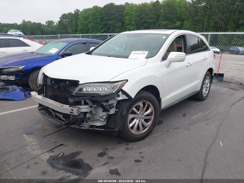 Vin: 5j8tb3h58gl008057, lot: 45653833, acura rdx technology   acurawatch plus packages/technology package 20162
