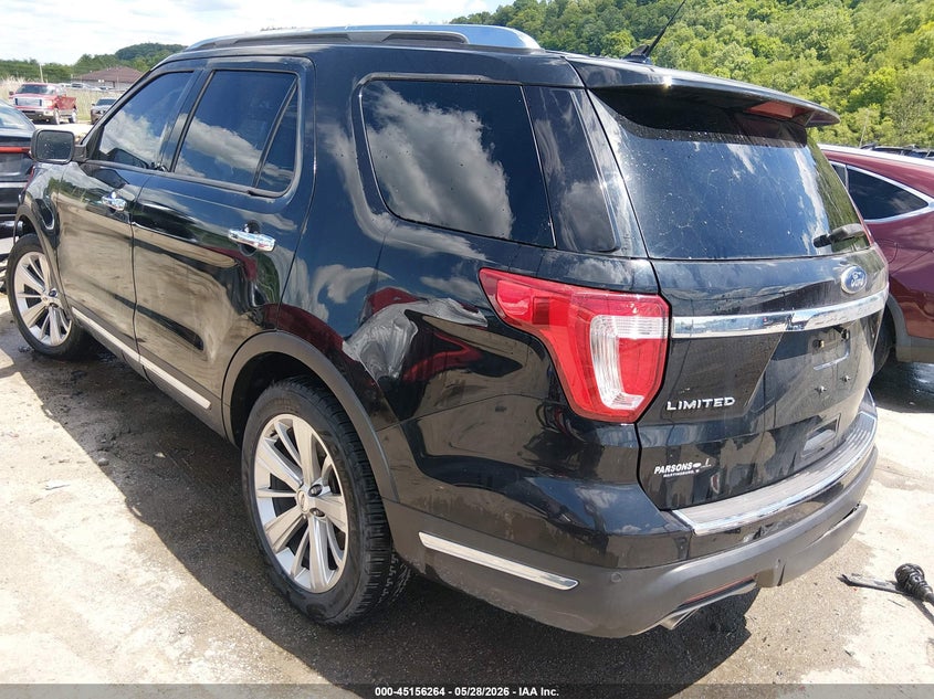 Vin: 1fm5k7f85kgb11655, lot: 45653928, ford explorer limited 20193