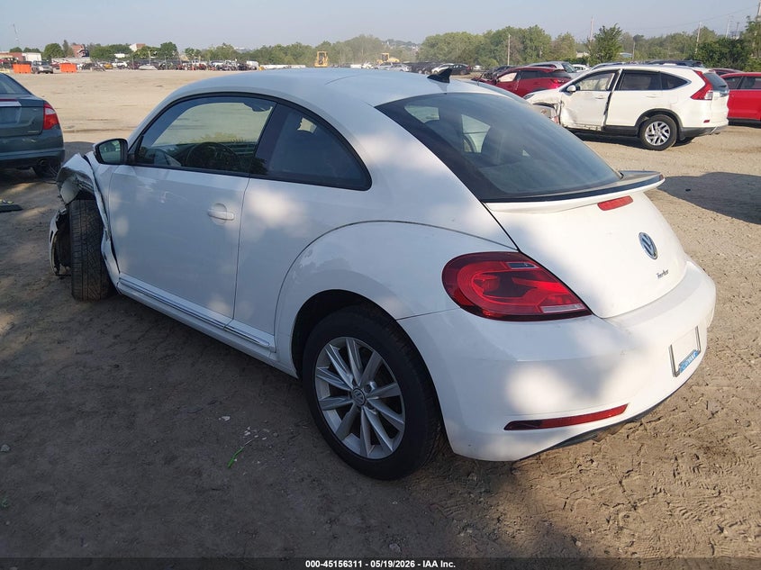 Vin: 3vwfd7at1jm703117, lot: 45653975, volkswagen beetle 2.0t coast/2.0t s 20183