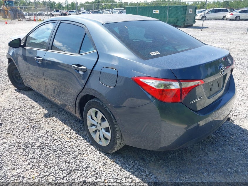 2016 TOYOTA COROLLA SEDAN 1.8L I-4 DOHC, VVT, 132HP