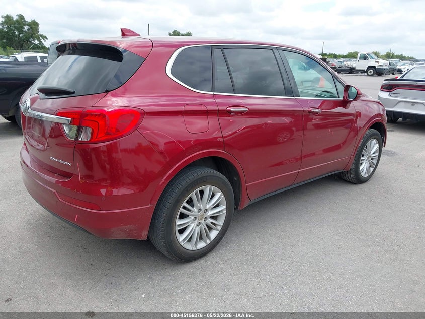 Vin: lrbfxasa6hd127260, lot: 45654040, buick envision preferred 20174