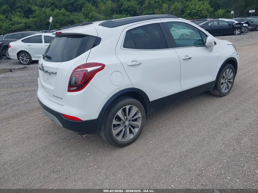Vin: kl4cjasb3kb701373, lot: 45654058, buick encore fwd preferred 20194