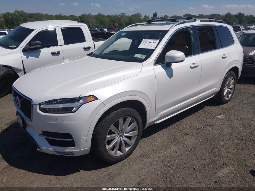 Vin: yv4a22pk3g1062110, lot: 45654080, volvo xc90 t6 momentum 20162