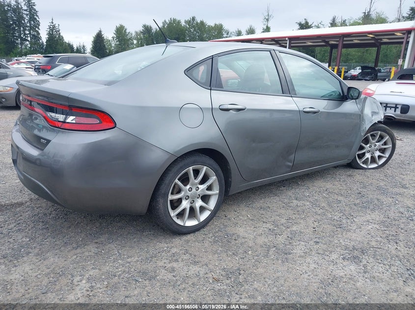 Vin: 1c3cdfba9dd188692, lot: 45654170, dodge dart sxt 20134
