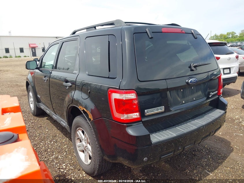 2008 Ford Escape 2.3 Hybrid Blue Lot 111045156544 Vin 1FMCU59H18KA82551