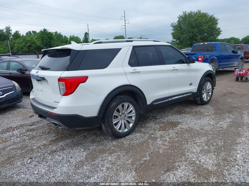 Vin: 1fm5k8lc7ngb62707, lot: 45654211, ford explorer king ranch 20224