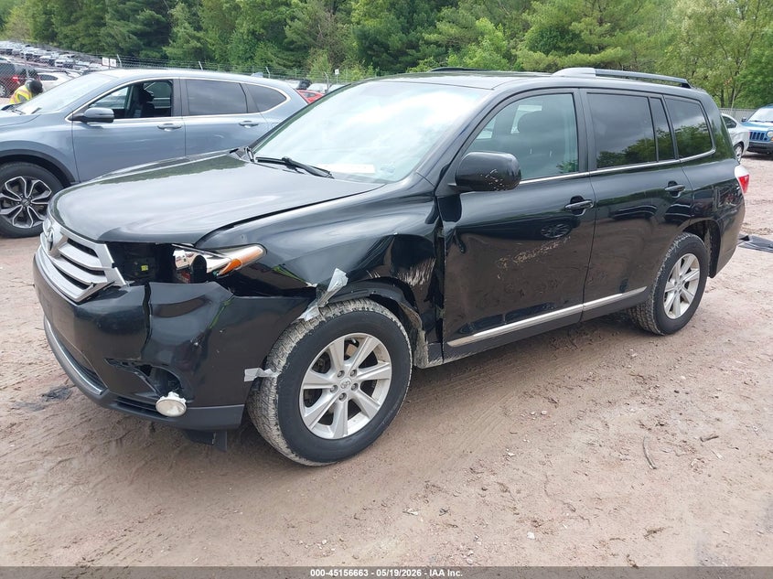 Vin: 5tdbk3eh3bs082857, lot: 45654327, toyota highlander se v6 20112
