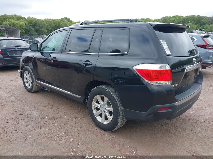 Vin: 5tdbk3eh3bs082857, lot: 45654327, toyota highlander se v6 20113