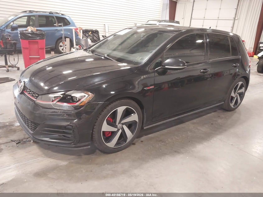 Vin: 3vw547au8jm252062, lot: 45654383, volkswagen golf gti 2.0t autobahn/2.0t s/2.0t se 20182