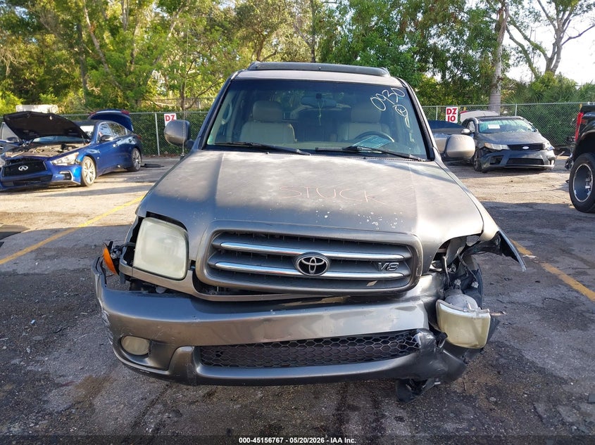 2003 Toyota Sequoia Limited V8 VIN: 5TDZT38A13S180930 Lot: 45156767