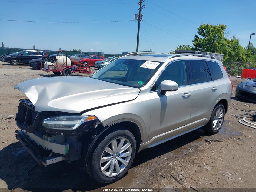 Vin: yv4a22pk5g1038763, lot: 45654437, volvo xc90 t6 momentum 20162