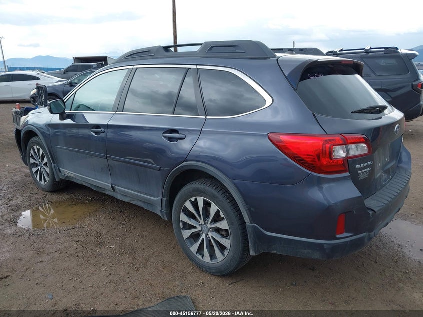 Vin: 4s4bsbjc4f3273890, lot: 45654441, subaru outback 2.5i limited 20153