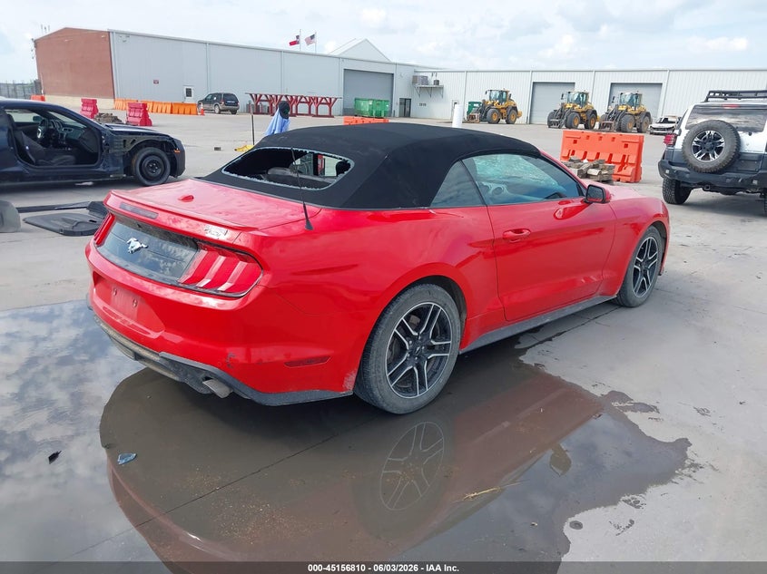 Vin: 1fatp8uh8p5110966, lot: 45654474, ford mustang ecoboost premium 20234