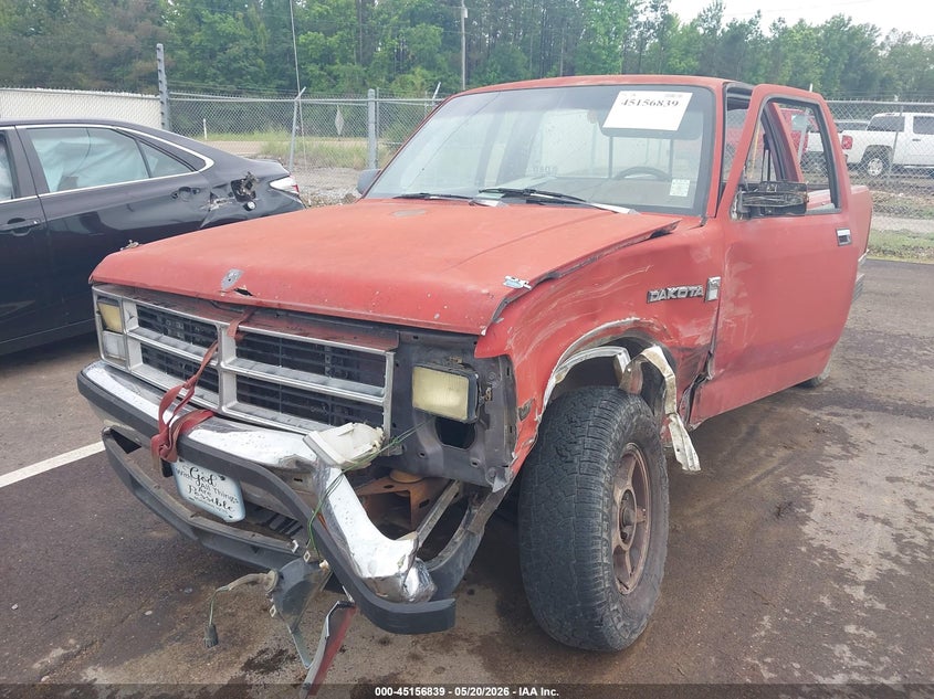 1989 Dodge Dakota VIN: 1B7FL26X7KS012333 Lot: 45156839