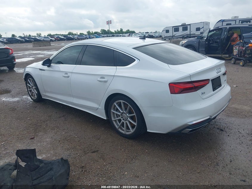 Vin: waudacf55ma011530, lot: 45654511, audi a5 sportback premium 45 tfsi quattro s tronic 20213