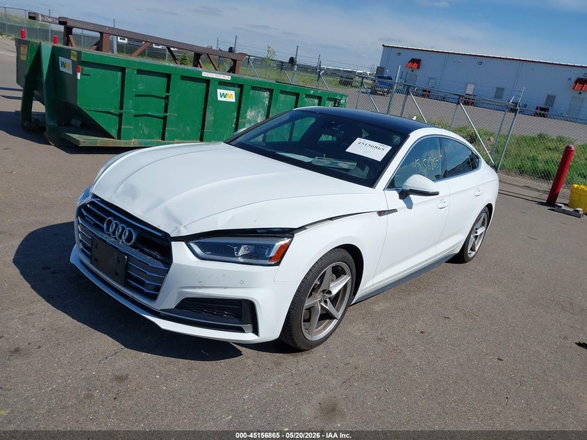 Vin: wauencf51ka079278, lot: 45654529, audi a5 45 premium 20192
