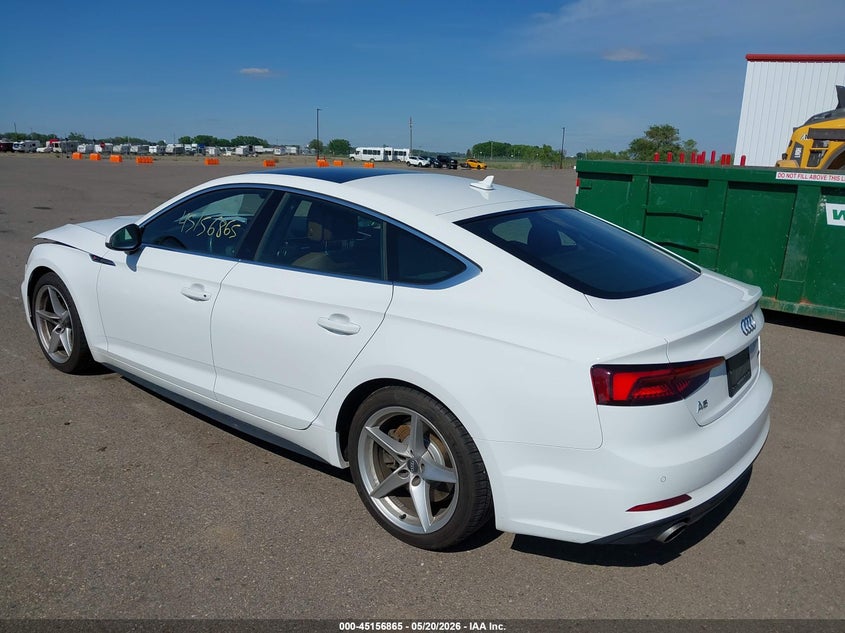 Vin: wauencf51ka079278, lot: 45654529, audi a5 45 premium 20193