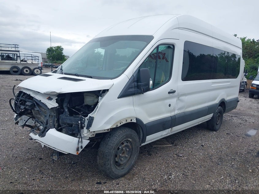 Vin: 1ftbw3xm5gkb32753, lot: 45654530, ford transit-350 20162